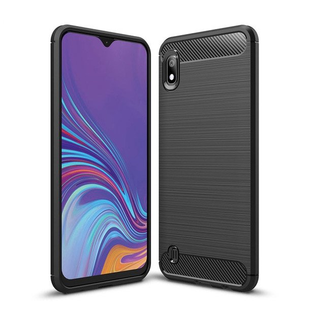 Techsuit - Carbon Silicone - Samsung Galaxy A10 / M10 - Black