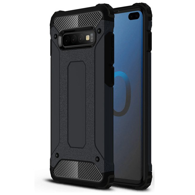 Techsuit - Hybrid Armor - Samsung Galaxy S10 Plus - Black