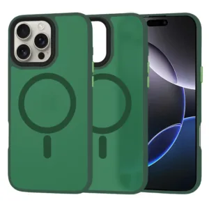 Techsuit - HaloFrost MagSafe Series - iPhone 16 Pro Max - Midnight Green