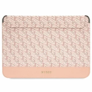 Guess GCube Stripes case for a 14" laptop - pink