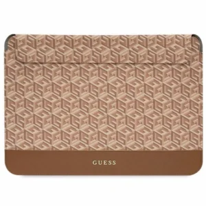 Guess GCube Stripes case for a 14" laptop - brown