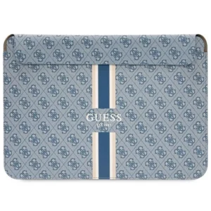 Guess 4G Printed Stripes cover for a 14" laptop - blue