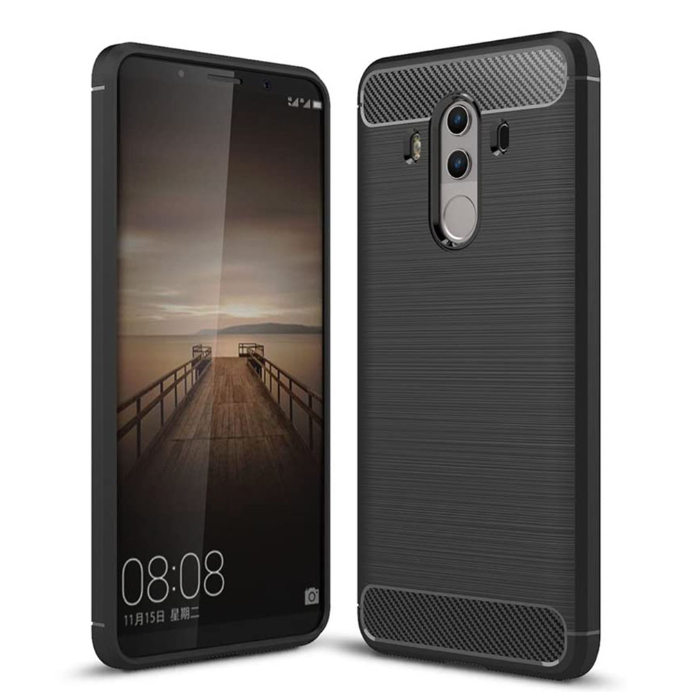 Techsuit - Carbon Silicone - Huawei Mate 10 Pro - Black