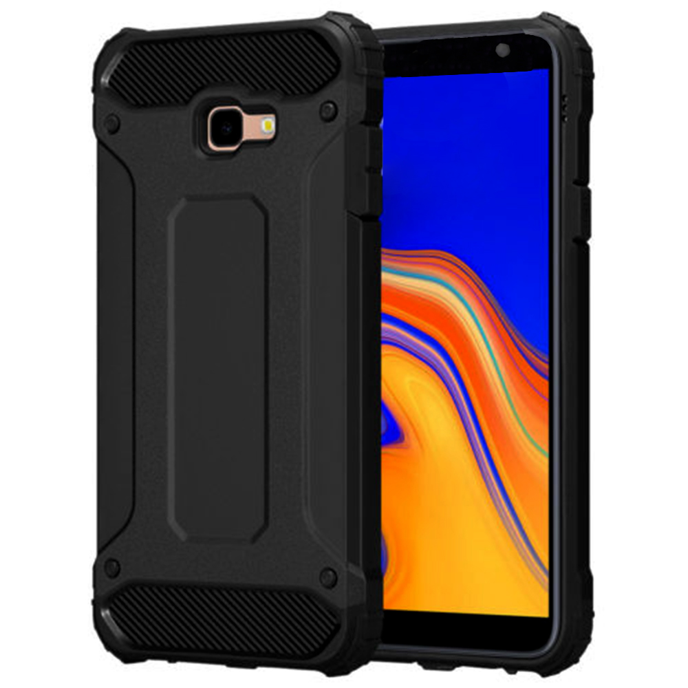 Techsuit - Hybrid Armor - Samsung Galaxy J4 Plus - Black