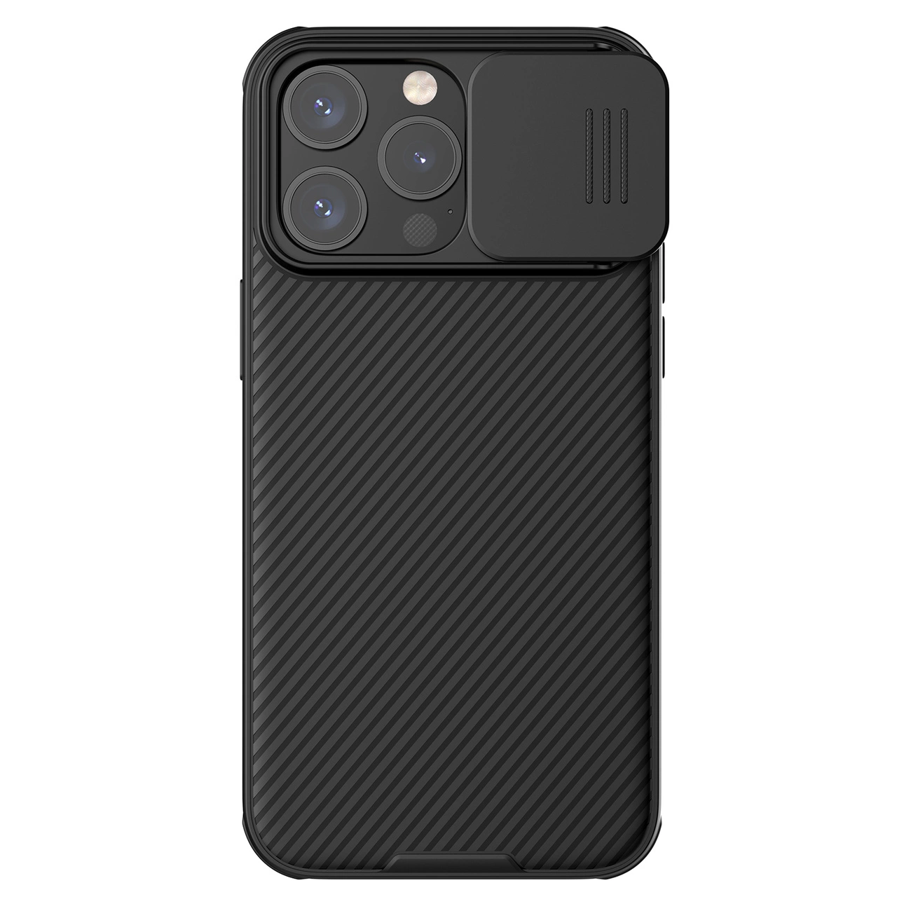 Nillkin CamShield Pro Magnetic Case for iPhone 15 Pro with Camera Protector - Black