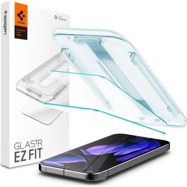 Spigen - Glas.tR EZ-FIT (2 pack) - Google Pixel 9 Pro XL - Clear