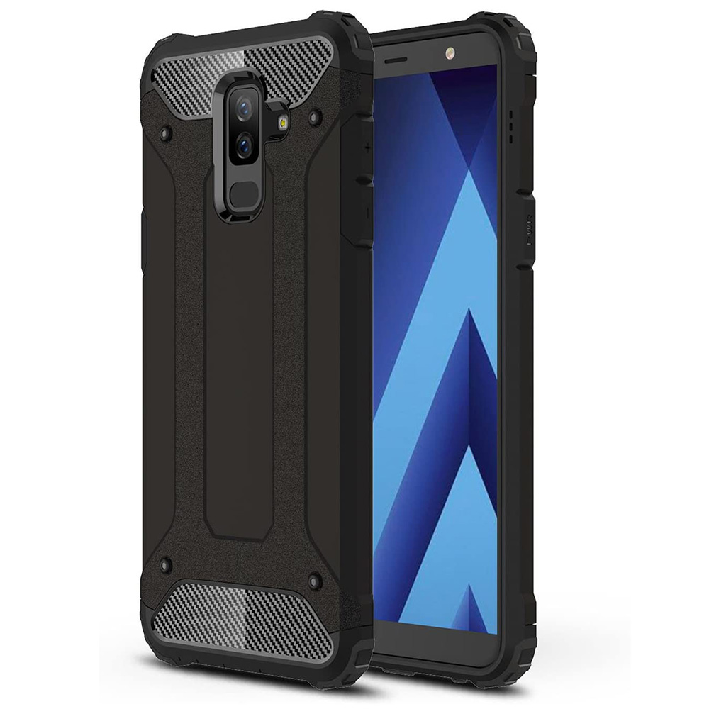 Techsuit - Hybrid Armor - Samsung Galaxy A6 Plus 2018 - Black