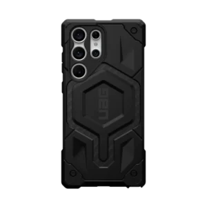 UAG Monarch Pro case for Samsung Galaxy S23 Ultra 5G with magnetic module - black carbon