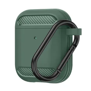 Techsuit - Carbon Silicone - for AirPods 1 / AirPods 2 - Green