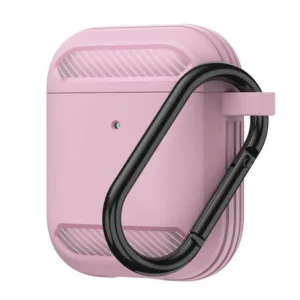 Techsuit - Carbon Silicone - for AirPods 1 / AirPods 2 - Pink