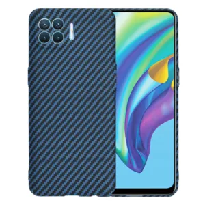 Techsuit - Carbonite FiberShell - Oppo Reno4 Lite - Cyan