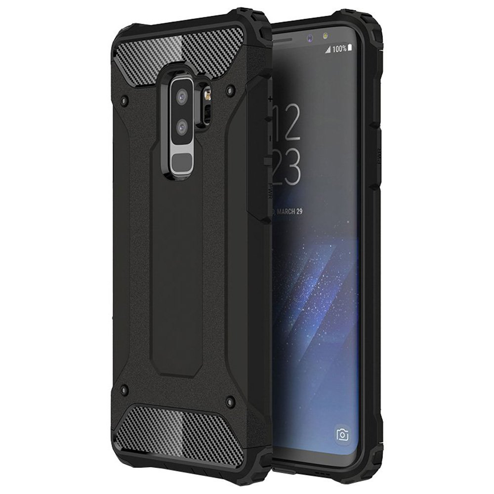 Techsuit - Hybrid Armor - Samsung Galaxy S9 Plus - Black