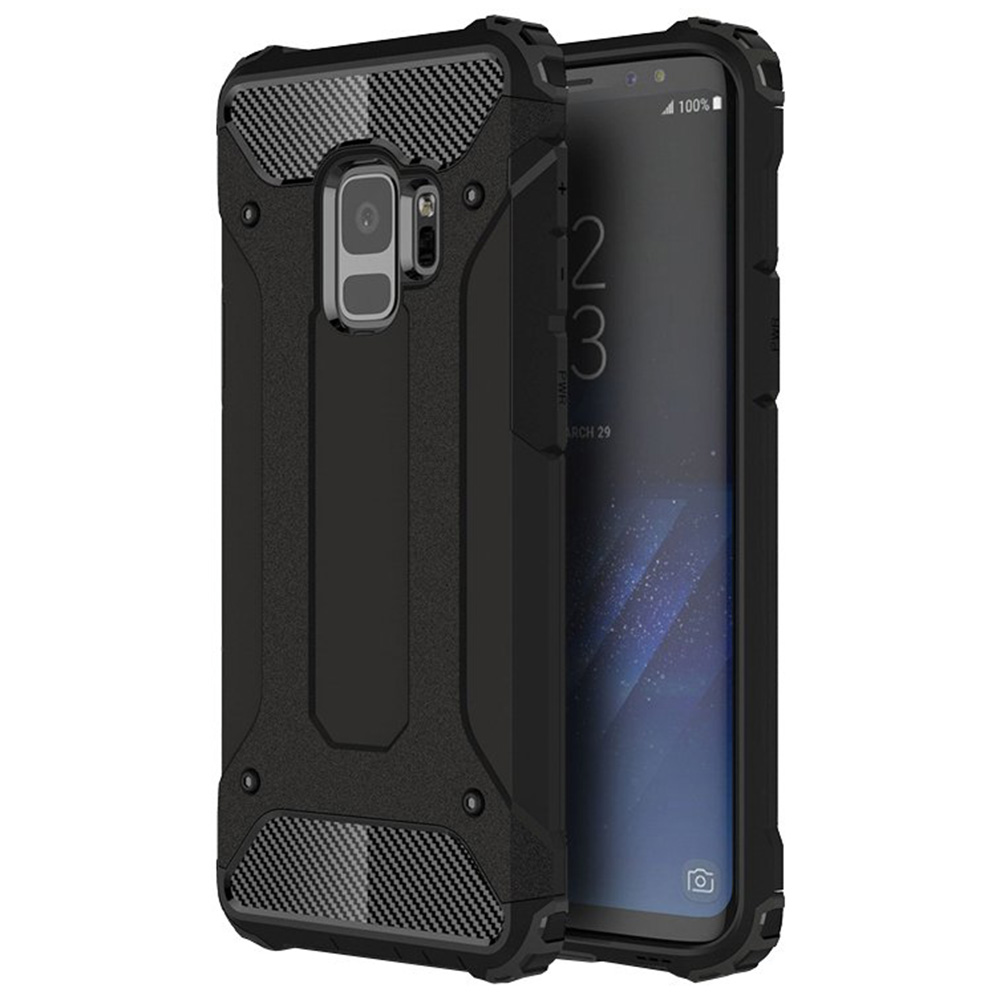 Techsuit - Hybrid Armor - Samsung Galaxy S9 - Black