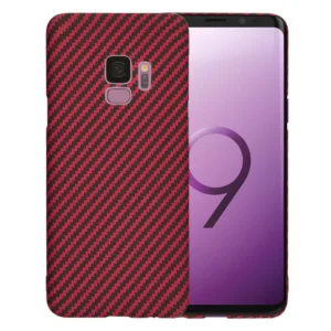 Techsuit - Carbonite FiberShell - Samsung Galaxy S9 - Red