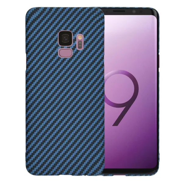 Techsuit - Carbonite FiberShell - Samsung Galaxy S9 - Cyan