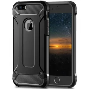 Techsuit - Hybrid Armor - iPhone 5 / iPhone 5s / iPhone SE - Black