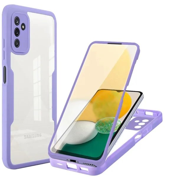 Techsuit - ColorVerse 360 Series + Screen Protector - Samsung Galaxy A13 5G / A04s - Purple