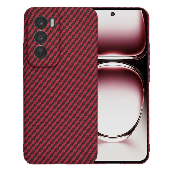 Techsuit - Carbonite FiberShell - Oppo Reno12 Pro - Red