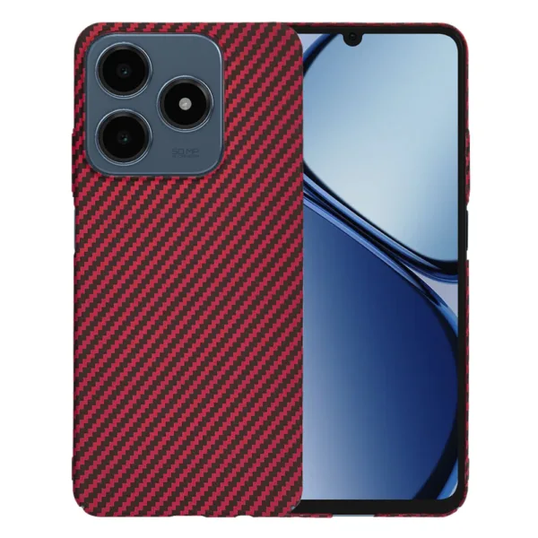 Techsuit - Carbonite FiberShell - Realme C63 / C61 - Red