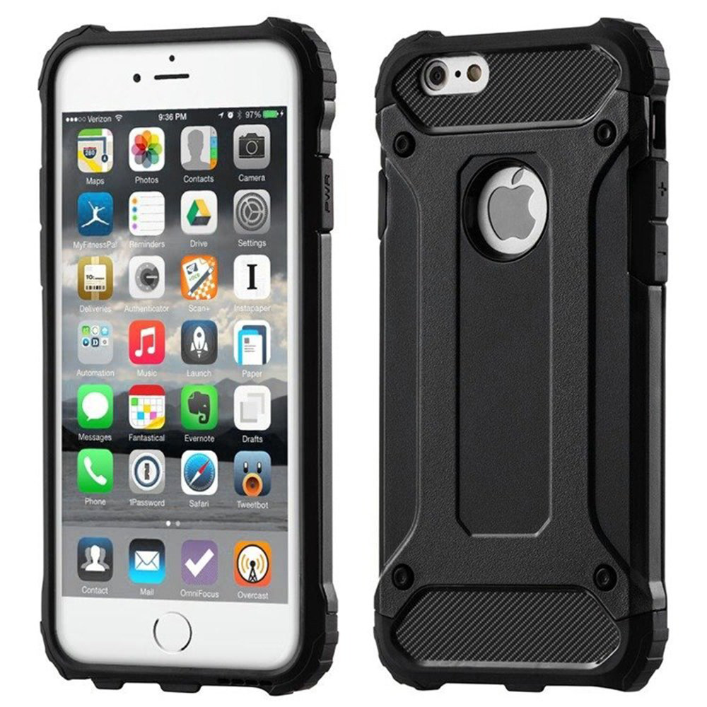 Techsuit - Hybrid Armor - iPhone 6 / iPhone 6s - Black