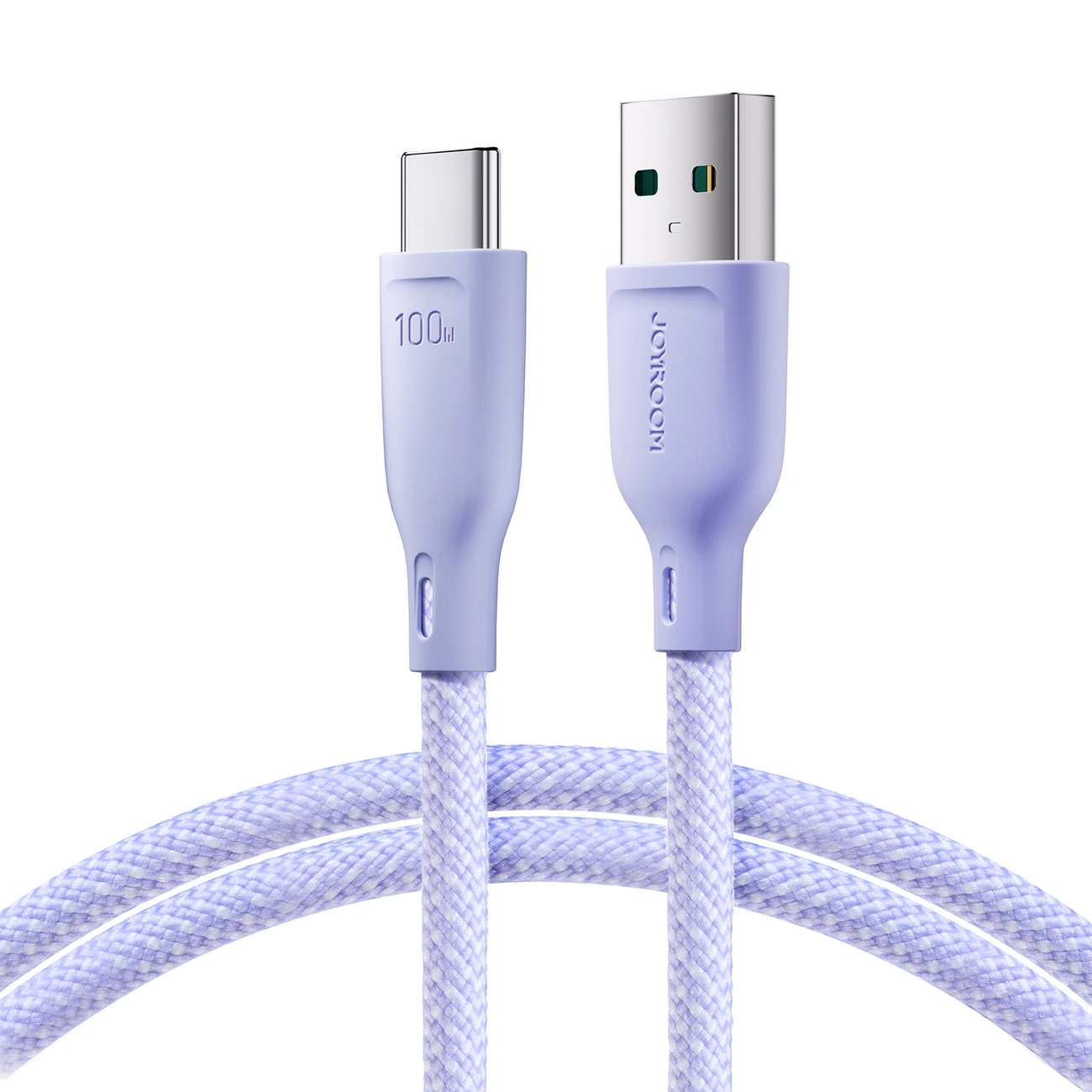 Joyroom Multi-Color Series S-A34 USB-A / USB-C 100W Cable 1m - Purple