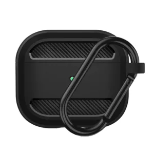 Techsuit - Carbon Silicone - for AirPods 3 - Black