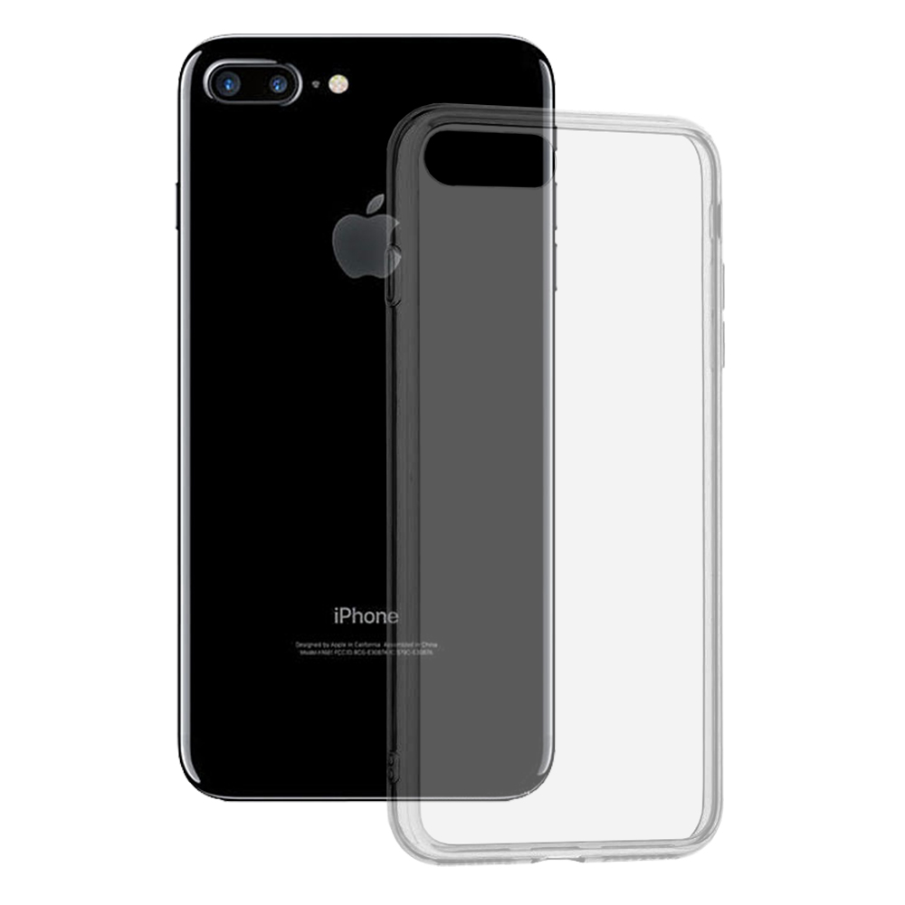 Techsuit - Clear Silicone - iPhone 7 Plus / iPhone 8 Plus - Transparent