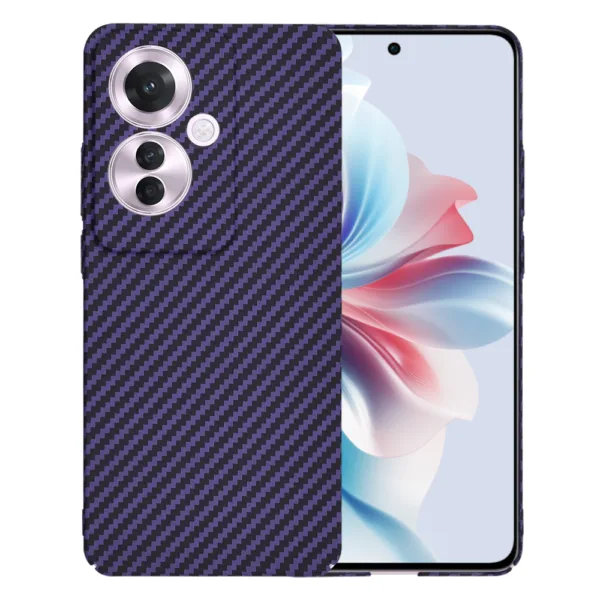 Techsuit - Carbonite FiberShell - Oppo Reno11 F - Purple