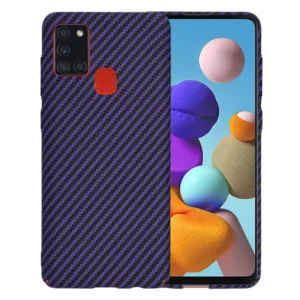 Techsuit - Carbonite FiberShell - Samsung Galaxy A21s - Purple