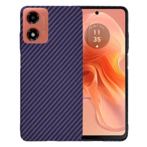 Techsuit - Carbonite FiberShell - Motorola Moto G04 / Moto G04s / Moto G24 / Moto E14 - Purple