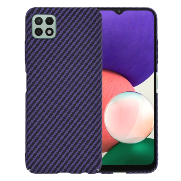 Techsuit - Carbonite FiberShell - Samsung Galaxy A22 5G - Purple