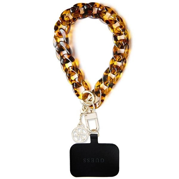 Guess GUOUCBMC4MT Universal Big Hand Strap Acetate Acrylic 4G Charm Case