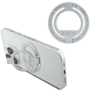 Guess MagSafe Ring Rhinestone holder - silver