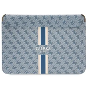 Guess 4G Printed Stripes cover for a 16" laptop - blue