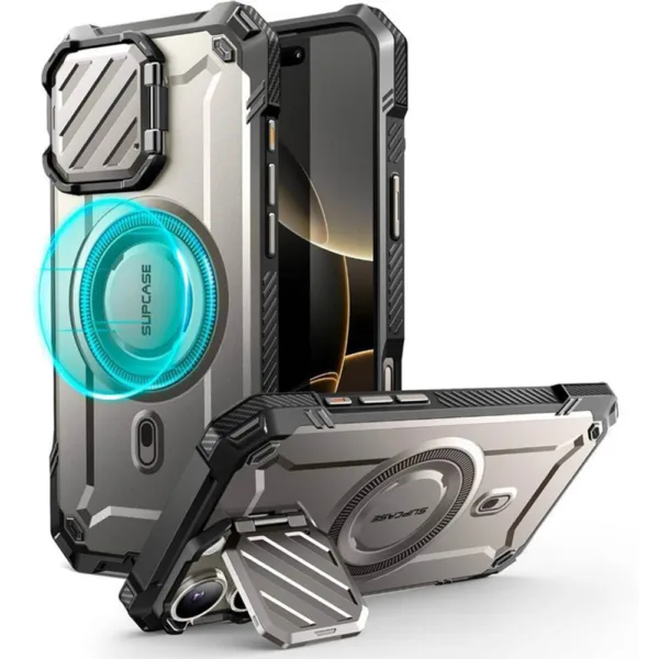 Supcase - Unicorn Beetle XT MagSafe - iPhone 16 Pro Max - Titan Gray