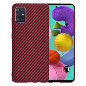 Techsuit - Carbonite FiberShell - Samsung Galaxy A51 4G - Red