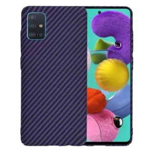 Techsuit - Carbonite FiberShell - Samsung Galaxy A51 4G - Purple