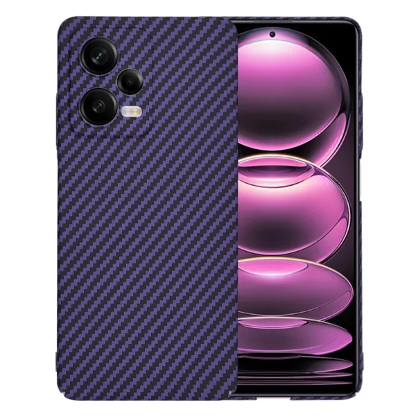 Techsuit - Carbonite FiberShell - Xiaomi Redmi Note 12 Pro 5G - Purple