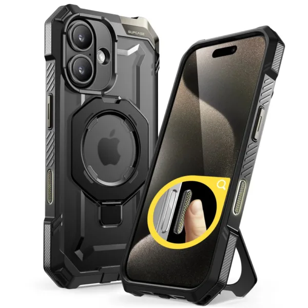 Supcase - Unicorn Beetle Defender - iPhone 16 Plus - Black