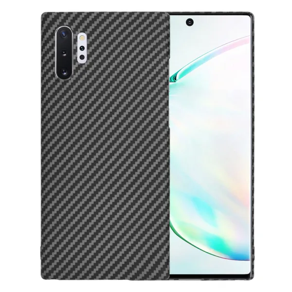 Techsuit - Carbonite FiberShell - Samsung Galaxy Note 10 Plus 4G / Note 10 Plus 5G - Black