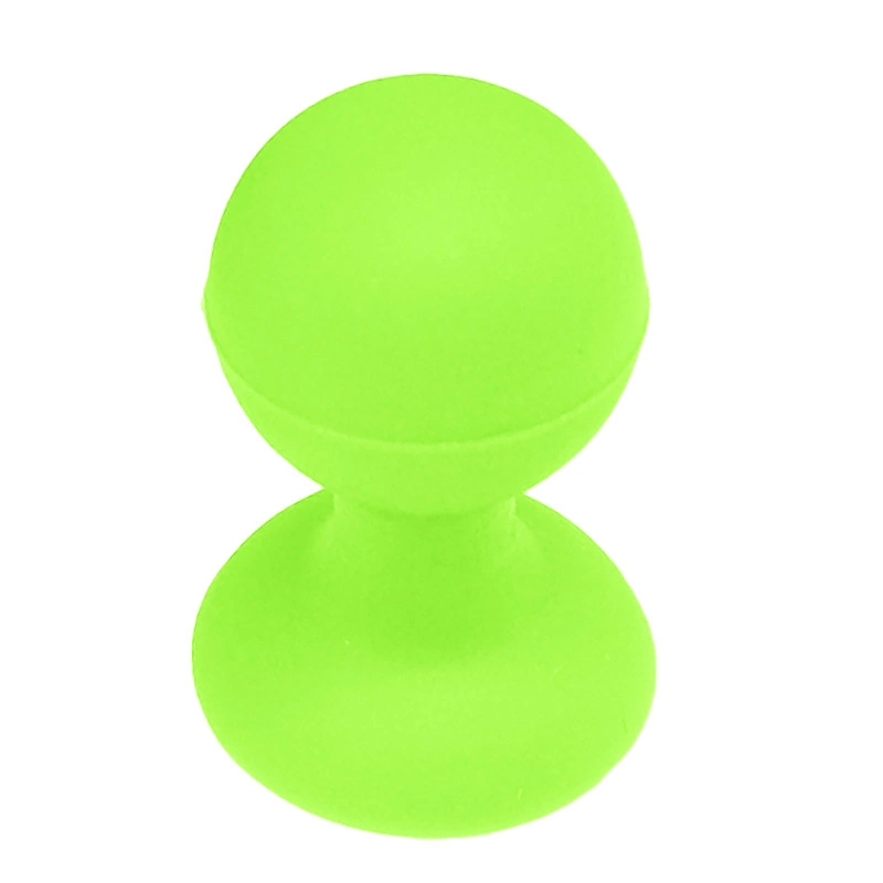 Phone holder with a round head - green