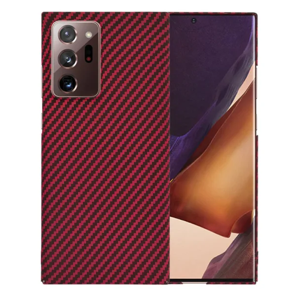 Techsuit - Carbonite FiberShell - Samsung Galaxy Note 20 Ultra / Note 20 Ultra 5G - Red