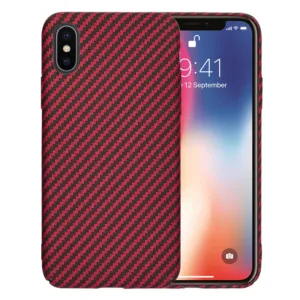 Techsuit - Carbonite FiberShell - iPhone X / iPhone XS - Red