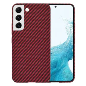 Techsuit - Carbonite FiberShell - Samsung Galaxy S22 5G - Red