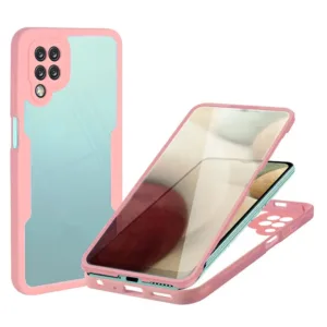 Techsuit - ColorVerse 360 Series + Screen Protector - Samsung Galaxy A22 5G - Pink