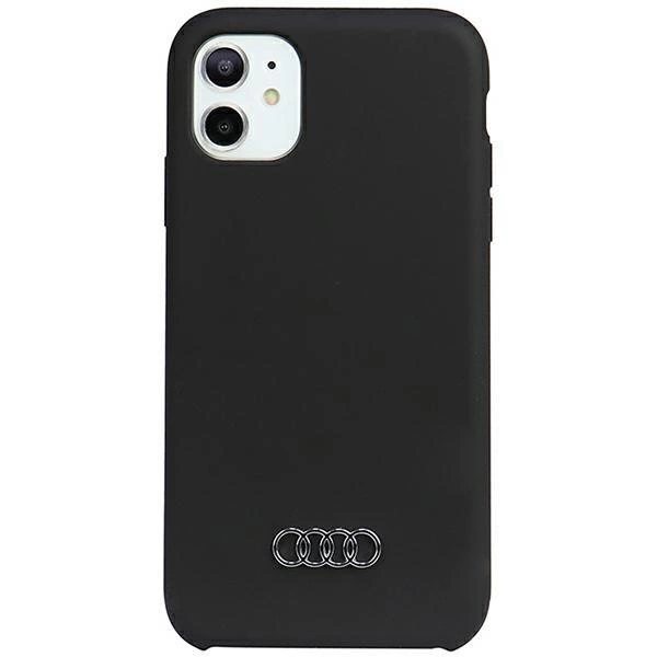 Audi Silicone Case iPhone 12/12 Pro 6.1" black/black hardcase AU-LSRIP12P-Q3/D1-BK