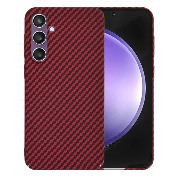 Techsuit - Carbonite FiberShell - Samsung Galaxy S23 FE - Red