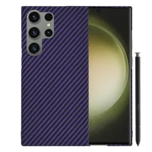 Techsuit - Carbonite FiberShell - Samsung Galaxy S23 Ultra - Purple