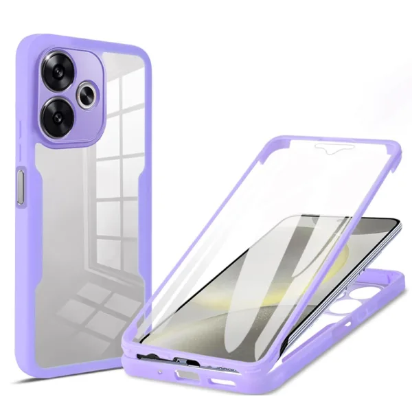 Techsuit - ColorVerse 360 Series + Screen Protector - Xiaomi Poco F6 - Purple