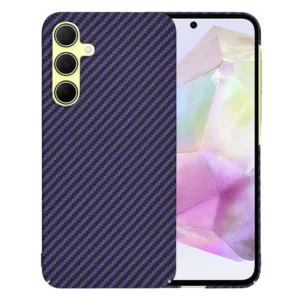 Techsuit - Carbonite FiberShell - Samsung Galaxy A35 5G - Purple